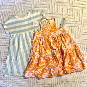 2 brand new summer dresses 4T/5T